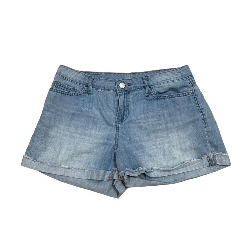Calvin Klein Jeans Women's Denim Jeans Shorts Size 4 Cut offs Medium Wash Blue